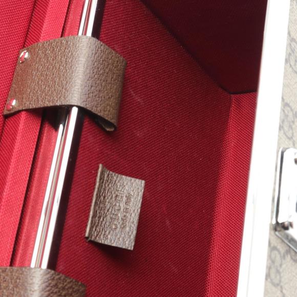 Gucci Bamboo GG Supreme Vanity Case Canvas Vanity Bag 588351 in Good condition - Picture 5 of 8